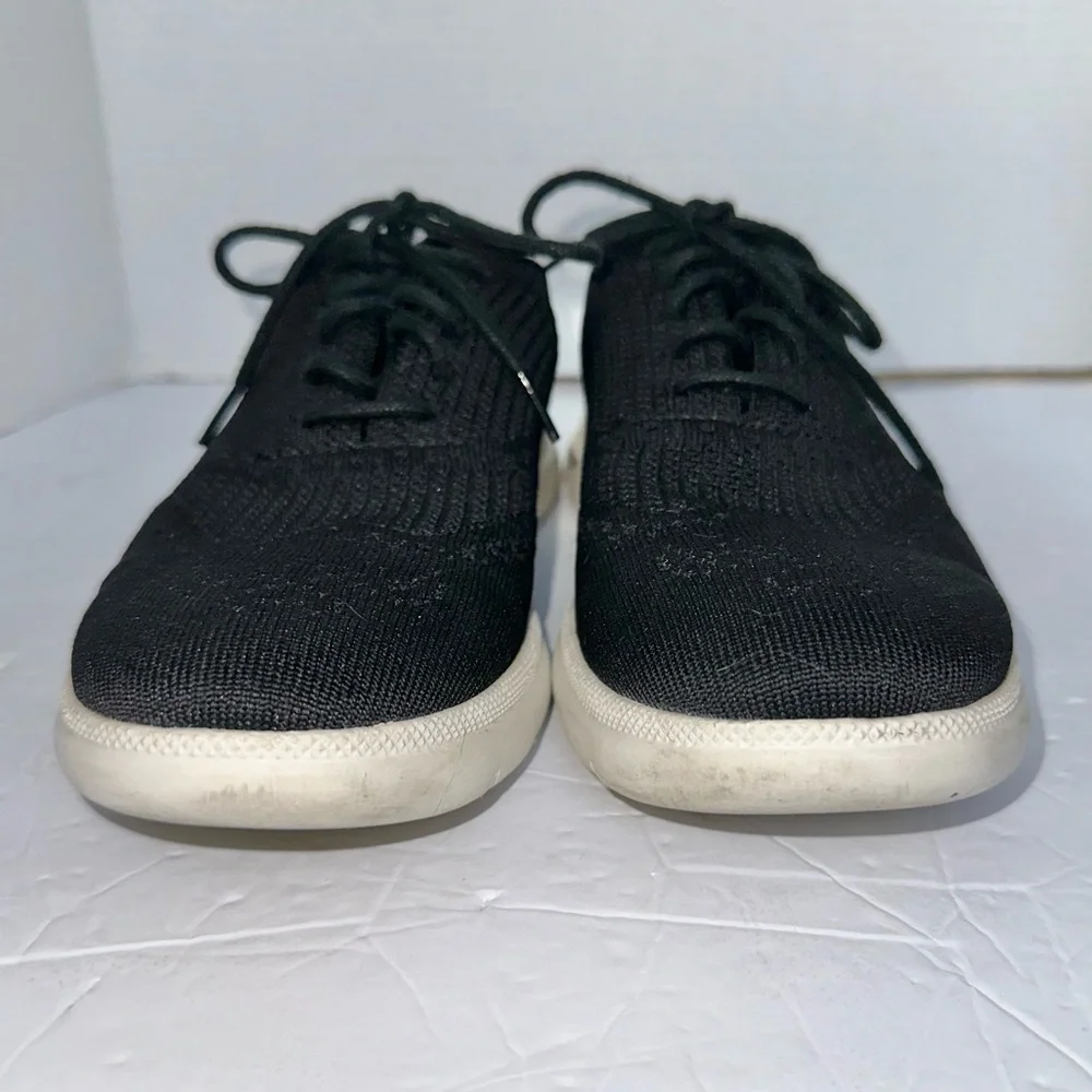 COACH Men’s Black Lightweight Knit Derby Runner Sneakers Laced Shoes- Size 8